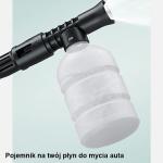 Aparat de spalat cu presiune cu acumulator USAMS US-ZB252, 10W, 22000rpm, 5000mAh, Lungime furtun 5m, USB-C, Negru 10 - lerato.ro