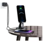 Cablu pentru incarcare si transfer de date USAMS US-SJ729, USB-A la Lightning, 30W, 480 Mbps, 1.2m, Negru 3 - lerato.ro