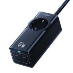 Priza alimentare USAMS US-CC225, 65W, 1x AC, 3x USB-C, 1x USB-A, Cablu 1.5m, Negru 2 - lerato.ro