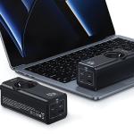 Priza alimentare USAMS US-CC225, 65W, 1x AC, 3x USB-C, 1x USB-A, Cablu 1.5m, Negru 6 - lerato.ro