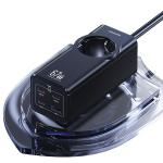 Priza alimentare USAMS US-CC225, 65W, 1x AC, 3x USB-C, 1x USB-A, Cablu 1.5m, Negru 8 - lerato.ro