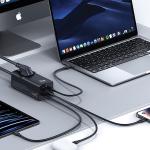 Priza alimentare USAMS US-CC225, 65W, 1x AC, 3x USB-C, 1x USB-A, Cablu 1.5m, Negru 9 - lerato.ro