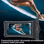 Husa waterproof universala USAMS US-YD011 pentru dispozitive 7 inch, IPX8, Roz 7 - lerato.ro