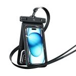 Husa waterproof universala USAMS YD014, Doua Compartimente, IP68, Negru 2 - lerato.ro
