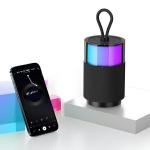 Boxa portabila wireless USAMS US-YX012, Bluetooth 5.3, 1200 mAh, RGB, Negru 3 - lerato.ro