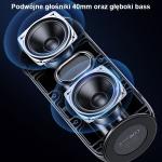 Boxa portabila wireless USAMS US-YC011, Bluetooth 5.0, 10W, 2000 mAh, Autonomie 4h, USB-C, Negru 3 - lerato.ro