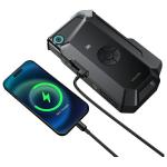 Redresor auto USAMS ZB287, Clesti pentru pornire motor, 8000mAh, 1000A, Pompa incorporata, Lumina LED, Negru 3 - lerato.ro