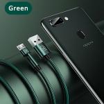 Cablu pentru incarcare si transfer de date USAMS U60, USB-A la MicroUSB, 2A, 1m, Verde 10 - lerato.ro