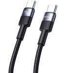 Cablu pentru incarcare si transfer de date USAMS SJ-727, USB-C la USB-C, 240W, 480 Mbps, 1.2m, Negru 4 - lerato.ro