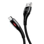 Cablu pentru incarcare si transfer de date USAMS US-SJ346, USB la MicroUSB, 1.2m, Negru 2 - lerato.ro