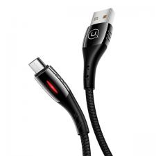 Cabluri Micro-USB, Cablu pentru incarcare si transfer de date USAMS US-SJ346, USB la MicroUSB, 1.2m, Negru, lerato.ro