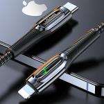 Cablu pentru incarcare si transfer de date USAMS US-SJ518, USB-C la Lightning, 20W, 1.2m, Negru 9 - lerato.ro