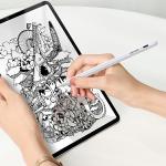 Creion Stylus USAMS US-ZB223 compatibil cu diferite tablete iPad, 110mAh, Autonomie 12h, Alb 4 - lerato.ro