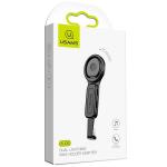 Adaptor magnetic Lightning la 2x Lightning USAMS US-SJ274 AU06, Inel prindere incorporat, 2A, Negru 6 - lerato.ro