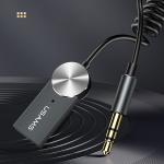 Receptor audio USAMS US-SJ464, Bluetooth 5.0, UBS-A, Jack 3,5mm, Lungime 38cm, Gri 3 - lerato.ro
