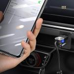 Receptor audio USAMS US-SJ464, Bluetooth 5.0, UBS-A, Jack 3,5mm, Lungime 38cm, Gri 4 - lerato.ro