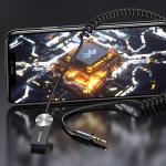Receptor audio USAMS US-SJ464, Bluetooth 5.0, UBS-A, Jack 3,5mm, Lungime 38cm, Gri 6 - lerato.ro