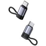 Adaptor USB-C tata la Lightning mama USAMS US-SJ677 AU17, 30W, 480Mbps, Gri 6 - lerato.ro