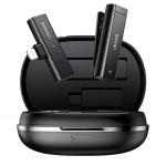 Microfon wireless Maono USAMS US-ZB234, 1 TX si 1 RX, Carcasa incarcare inclusa, Raza actiune 10m, Autonomie 8h, Lightning, Negru 2 - lerato.ro