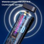 Microfon wireless Maono USAMS US-ZB234, 1 TX si 1 RX, Carcasa incarcare inclusa, Raza actiune 10m, Autonomie 8h, Lightning, Negru 7 - lerato.ro