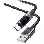 Cablu pentru incarcare si transfer de date USAMS US-SJ673, USB la USB-C, 66W, 6A, 1.2m, Negru 3 - lerato.ro