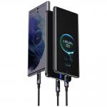 Cablu pentru incarcare si transfer de date USAMS US-SJ673, USB la USB-C, 66W, 6A, 1.2m, Negru 6 - lerato.ro