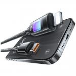 Cablu pentru incarcare si transfer de date USAMS US-SJ749, USB-C la Lightning, 30W, 1.2m, Titan 4 - lerato.ro