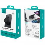 Boxa portabila wireless USAMS YX016, Bluetooth 5.3, 5W, 500 mAh, Autonomie 6h, Montare magnetica, USB-C, Negru 4 - lerato.ro