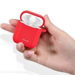 Carcasa din silicon USAMS US-BH423 compatibila cu Apple AirPods 1, Rosu 5 - lerato.ro