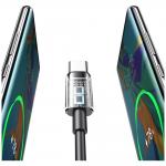 Cablu pentru incarcare si transfer de date USAMS YD Series SJ708, USB la USB-C, 18W, 3A, 480Mbps, 1m, Alb 6 - lerato.ro