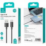 Cablu pentru incarcare si transfer de date USAMS YD Series SJ708, USB la USB-C, 18W, 3A, 480Mbps, 1m, Alb 10 - lerato.ro