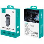 Incarcator auto Usams CC320, 2x USB-A, 12W, 2.4A, Gri 3 - lerato.ro