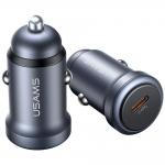 Incarcator auto Usams CC321, 1x USB-A, 30W, 3A, Gri 3 - lerato.ro