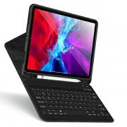 Husa cu tastatura USAMS Winro compatibila cu iPad Pro 11 inch 2018, Violet / Alb