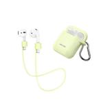 Carcasa din silicon USAMS US-BH423 compatibila cu Apple AirPods 1, Fluorescent 3 - lerato.ro