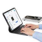 Husa cu tastatura USAMS Miaoke compatibila cu iPad Air 4/Air 5 10.9 inch / iPad Pro 11 inch, Negru 5 - lerato.ro