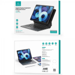 Husa cu tastatura USAMS Miaoke compatibila cu iPad Air 4/Air 5 10.9 inch / iPad Pro 11 inch, Negru 11 - lerato.ro