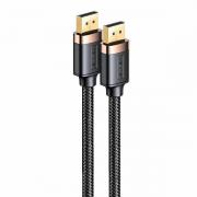 Cablu video USAMS U74, DisplayPort tata la DisplayPort tata, 4K, 60Hz, 2m, Negru