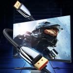 Cablu video USAMS U75, DisplayPort tata la DisplayPort tata, 8K, 60Hz, 3m, Negru 3 - lerato.ro