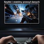 Cablu video USAMS U75, DisplayPort tata la DisplayPort tata, 8K, 60Hz, 3m, Negru 7 - lerato.ro