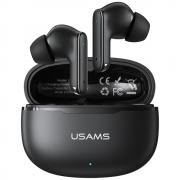 Casti wireless TWS USAMS E05, Bluetooth 6.0, 200 mAh, Autonomie 3.5h, USB-C, Negru