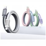 Cablu pentru incarcare si transfer de date USAMS Bicolor Series SJ757, 2x USB-C, 30W, 480 Mbps, 1.2m, Negru/Alb 6 - lerato.ro