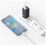 Cablu pentru incarcare si transfer de date USAMS Cloud Series US-SJ658, USB-A la USB-C, 6A, 480 Mbps, 1.2m, Negru 10 - lerato.ro