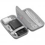 Organizator cabluri USAMS US-ZB290, Husa de depozitare accesorii mici, 220 × 138 × 80 mm, Gri 7 - lerato.ro