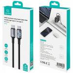 Cablu pentru incarcare si transfer de date USAMS SJ751, USB-C la USB-C, 240W, 480 Mbps, 1.2m, Negru 4 - lerato.ro
