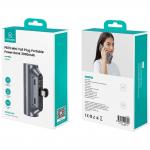 Baterie externa USAMS PB79 Mini Tail Plug, 3000mAh, 2A, 2x USB-C, Gri 5 - lerato.ro