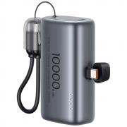 Baterie externa USAMS PB82, 10000mAh, 20W, 1x USB-C, 1x USB-A, Gri