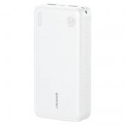Baterie externa USAMS PB83, 20000mAh, 1x USB-C, 2x USB-A, Quick Charge 3.0, Alb