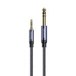 Adaptor audio USAMS, Jack 3.5mm la Jack 6.35mm, Lungime 1.2m, Negru 2 - lerato.ro