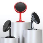 Suport magnetic USAMS US-ZJ049, Dashboard Mount, Compatibil MagSafe, Rotire 360 grade, Rosu / Negru 3 - lerato.ro